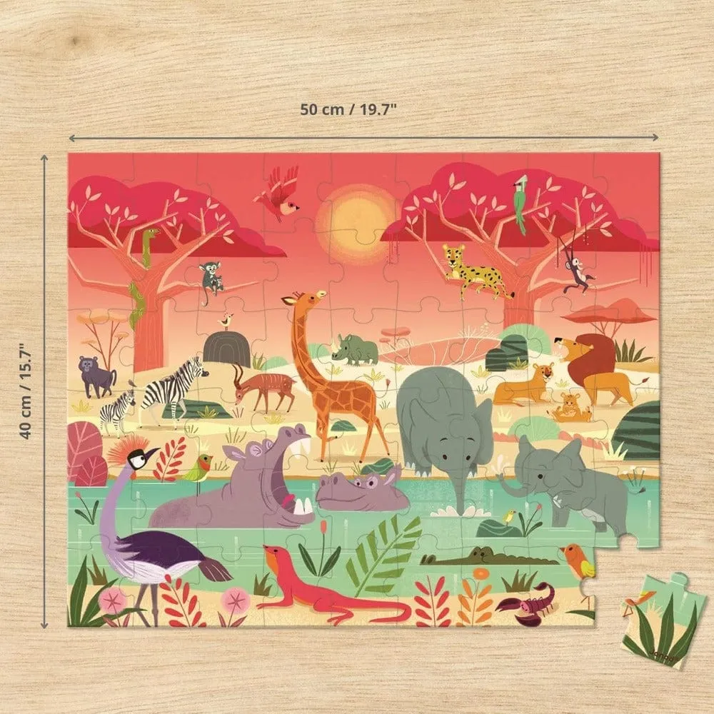 Animal Reserve 54 Piece Puzzle