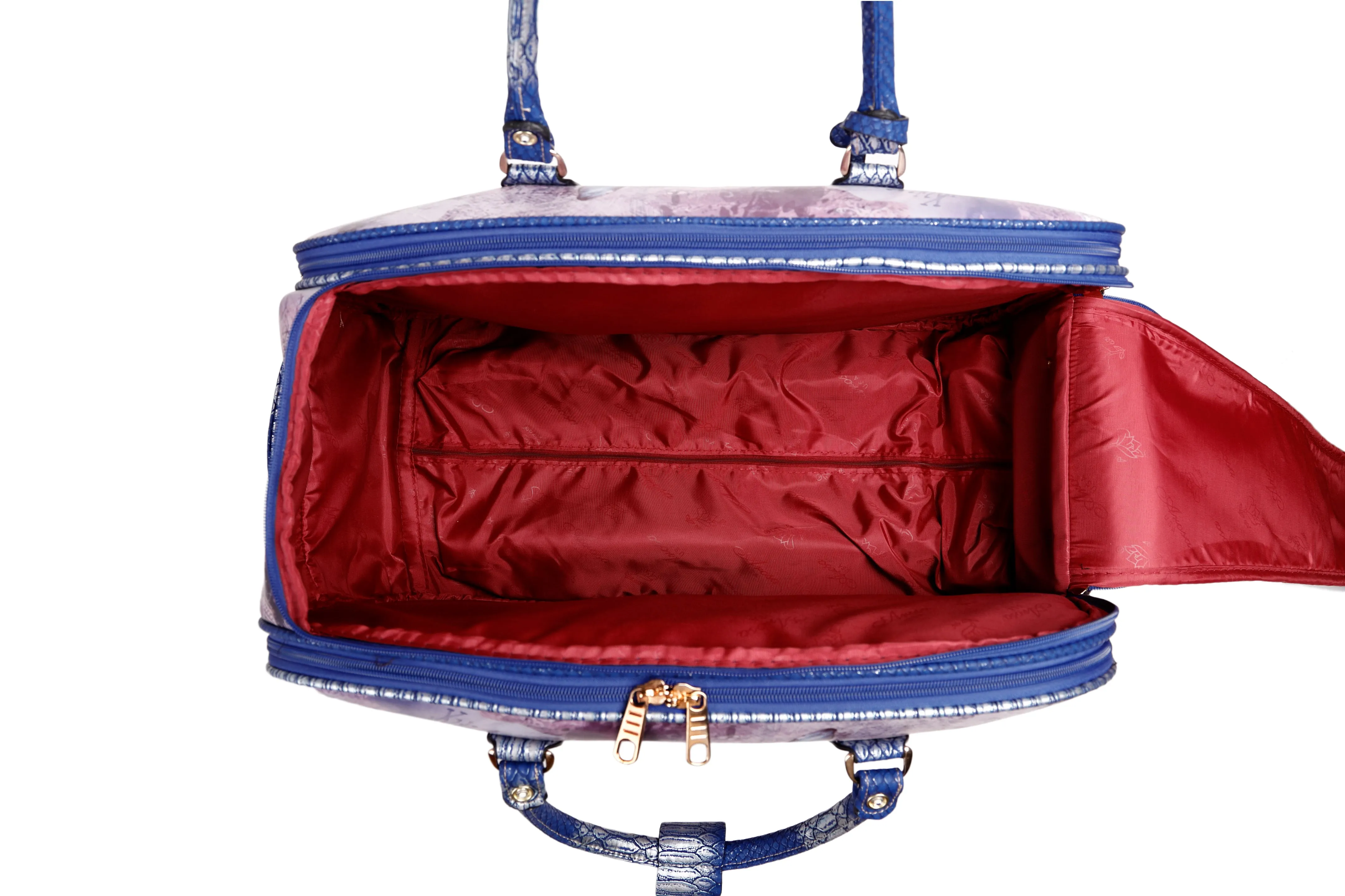 Arosa Luxurious Floral Print 2-Piece Luggage Set