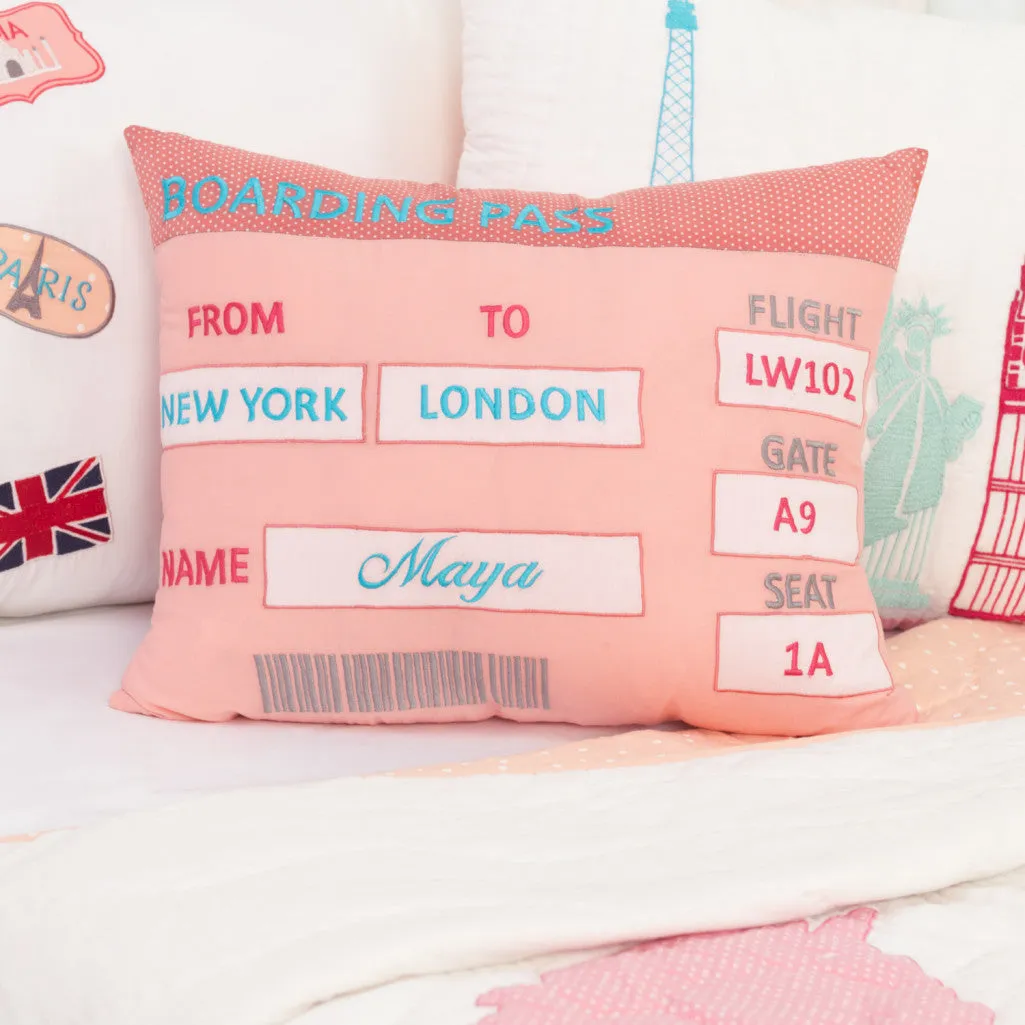 Around The World (Pink) Bedding