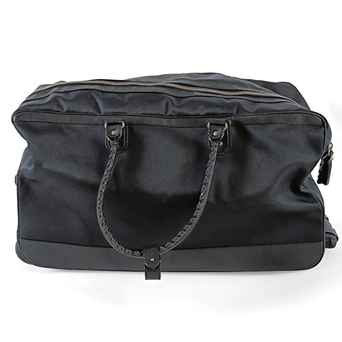 BALENCIAGA Balenciaga Balenciaga Trolley suitcase in black canvas and leather