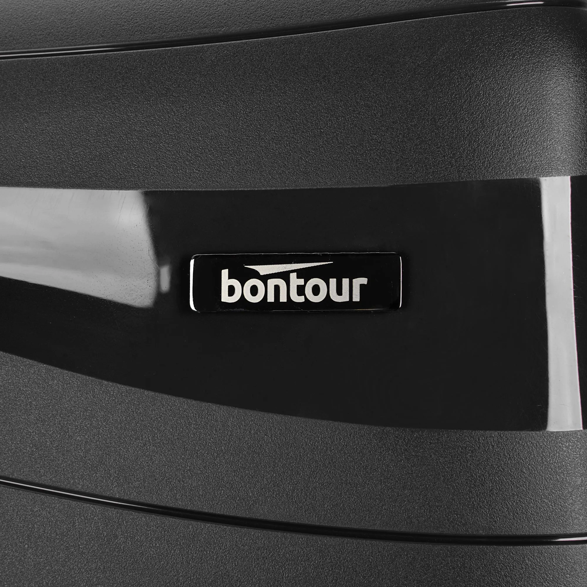 Bontour 'Flow' 4-wheeled cabin suitcase with TSA lock, 55x38x20cm, Black