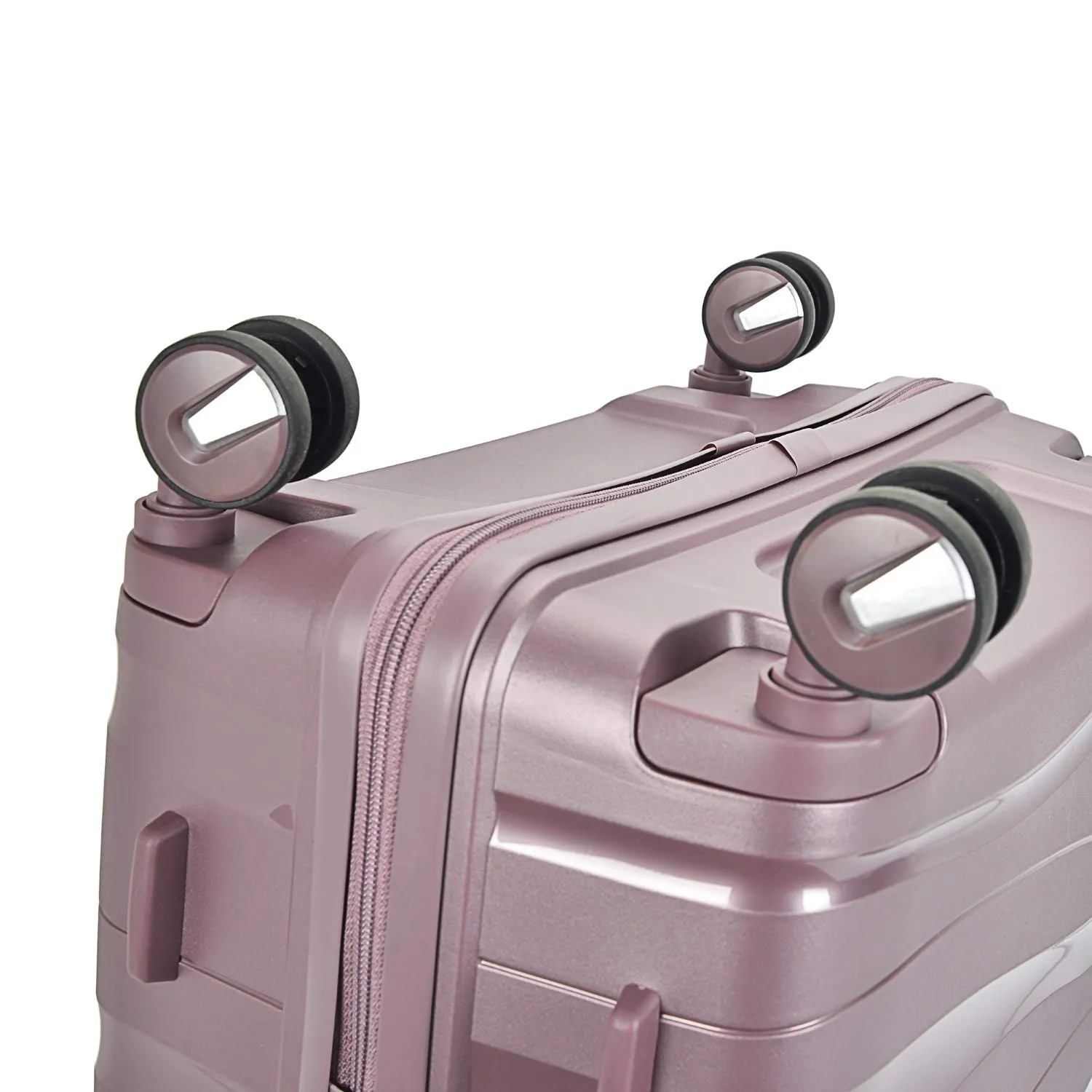 BONTOUR "Flow" 4-wheel suitcase 76x51x31 cm with TSA lock, size L, Lavender