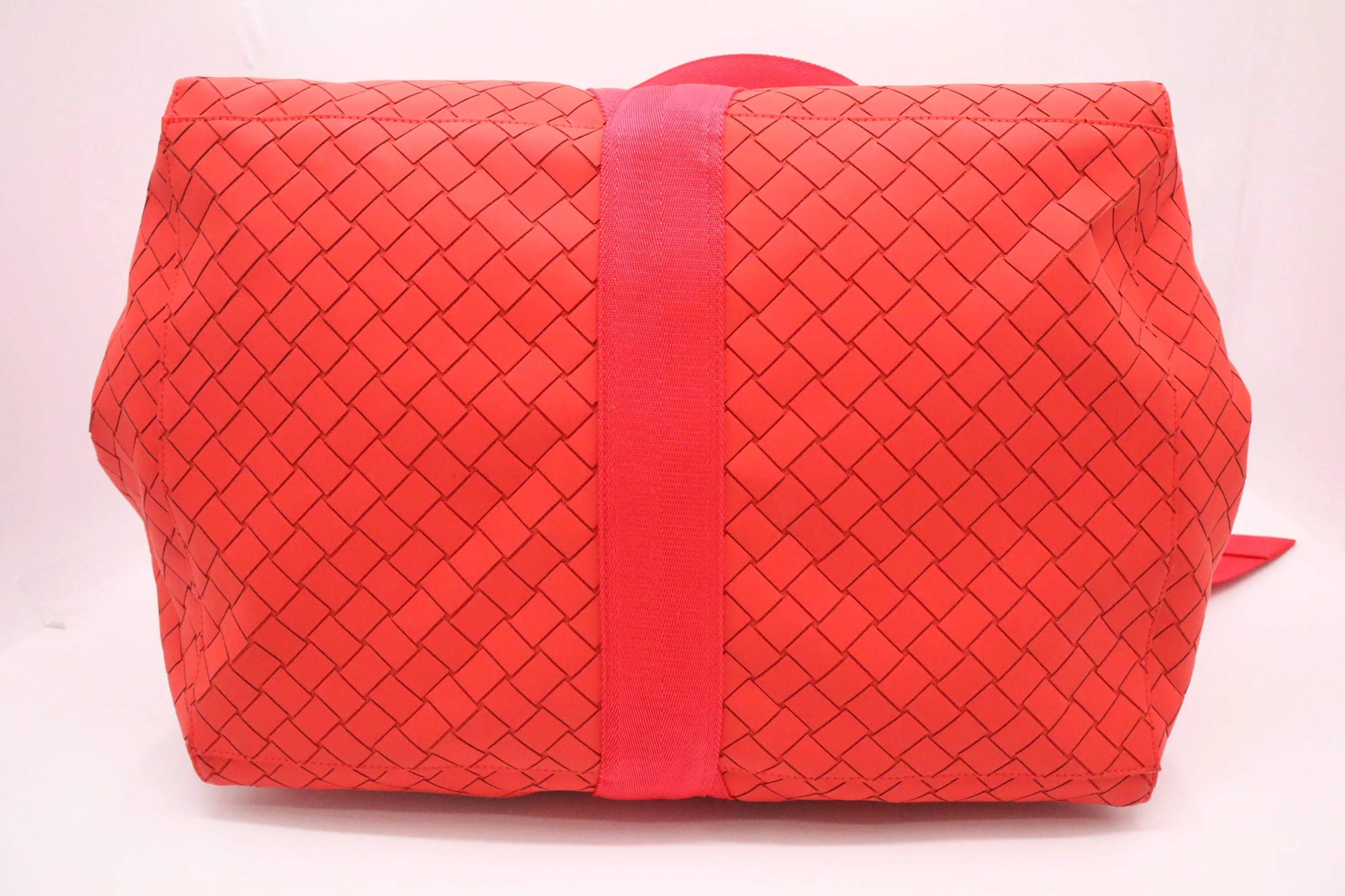 Bottega Veneta Borsa Tote in Tomato Red New Rubber