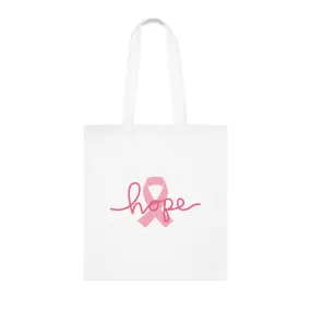 Breast Cancer Awareness HOPE Cotton Tote
