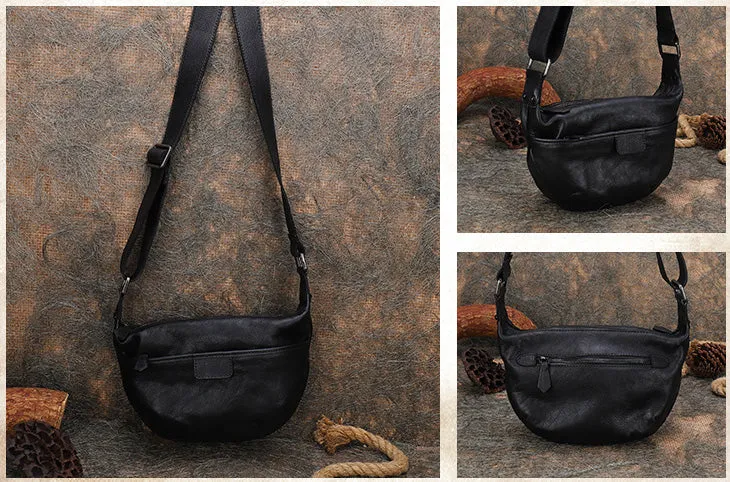 Casual Ladies Brown Leather Crossbody Purse Cross Shoulder Bag