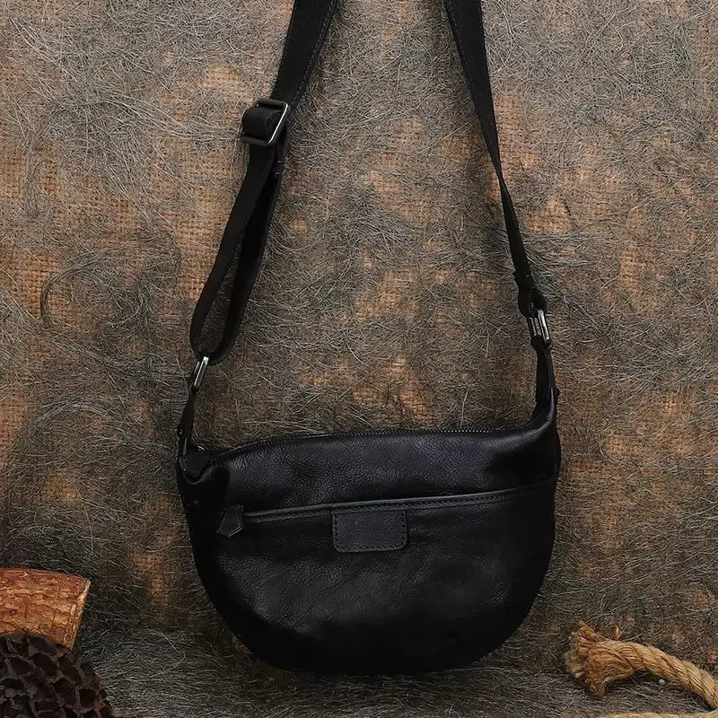 Casual Ladies Brown Leather Crossbody Purse Cross Shoulder Bag