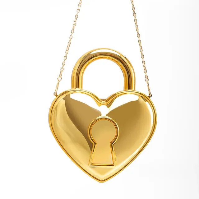 Colorful Bright Acrylic Heart Bag