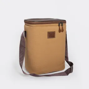 Corporate Long Tom Wine Cooler Canvas & Leather Hard Plastic Inner