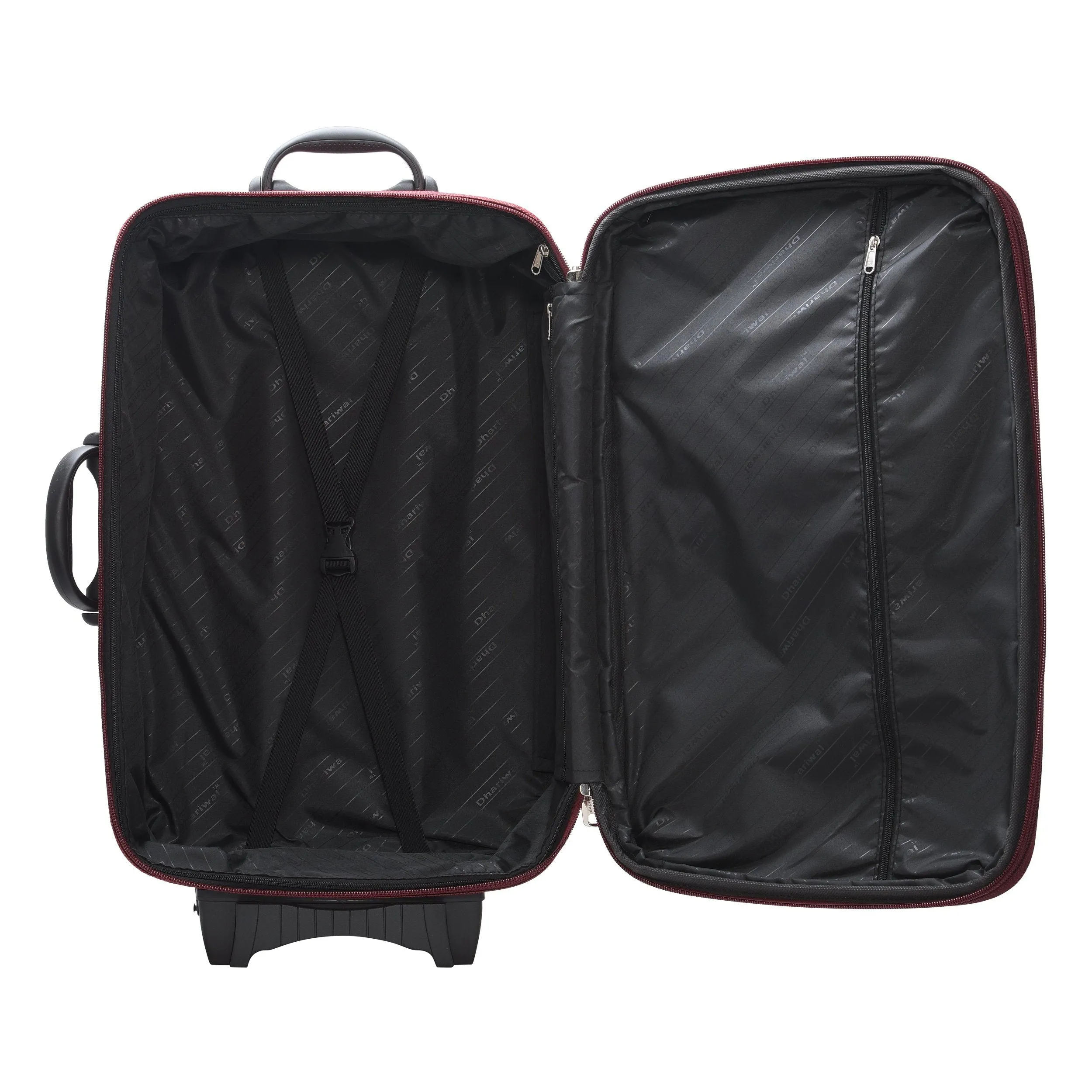 Dhariwal Extendable Rolling Trolley Suitcase 24" 80L SC-804
