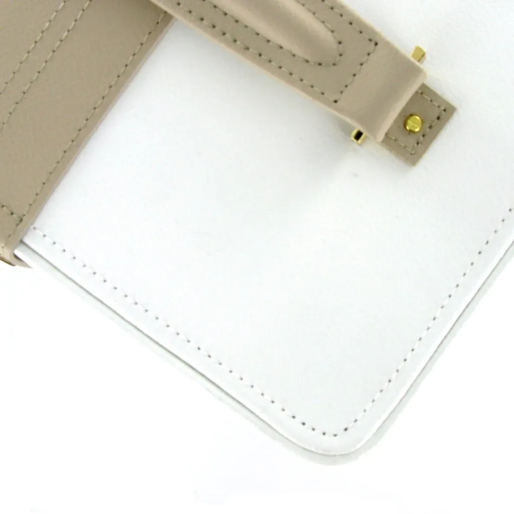 Dulwich Designs Belgravia Large Jewellery Box 71023 Cream Leather