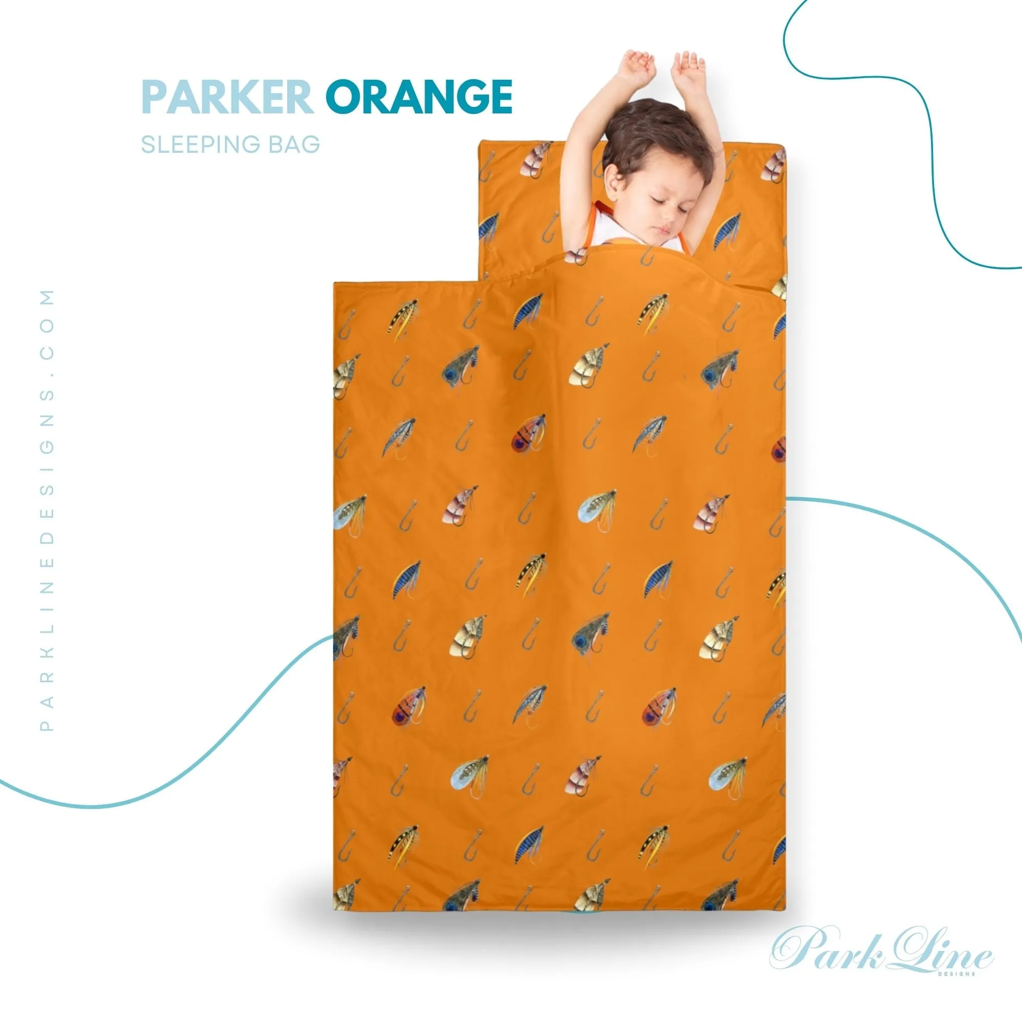 Fall Ball Kids' Long Sleeping Bag | A Catchy Blend of Comfort & Style | Lightweight and Durable Sleeping Bag for Kids