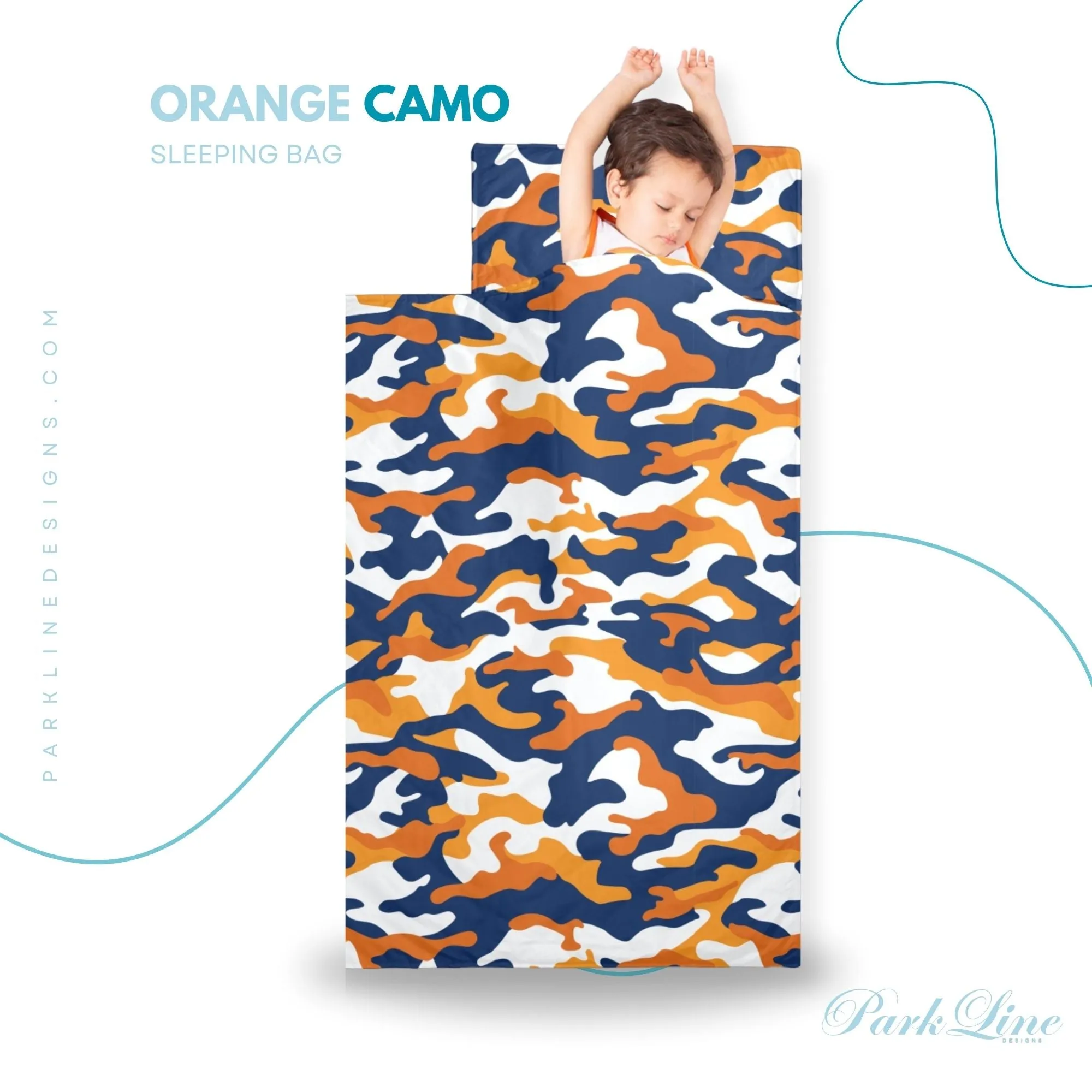 Fall Ball Kids' Long Sleeping Bag | A Catchy Blend of Comfort & Style | Lightweight and Durable Sleeping Bag for Kids