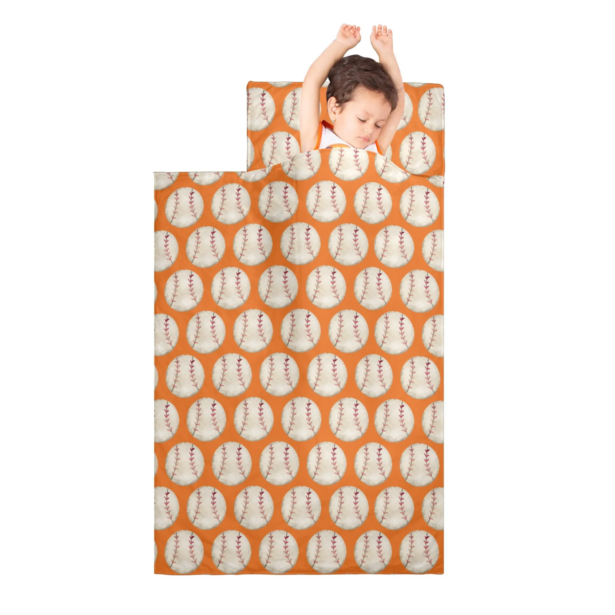 Fall Ball Kids' Long Sleeping Bag | A Catchy Blend of Comfort & Style | Lightweight and Durable Sleeping Bag for Kids