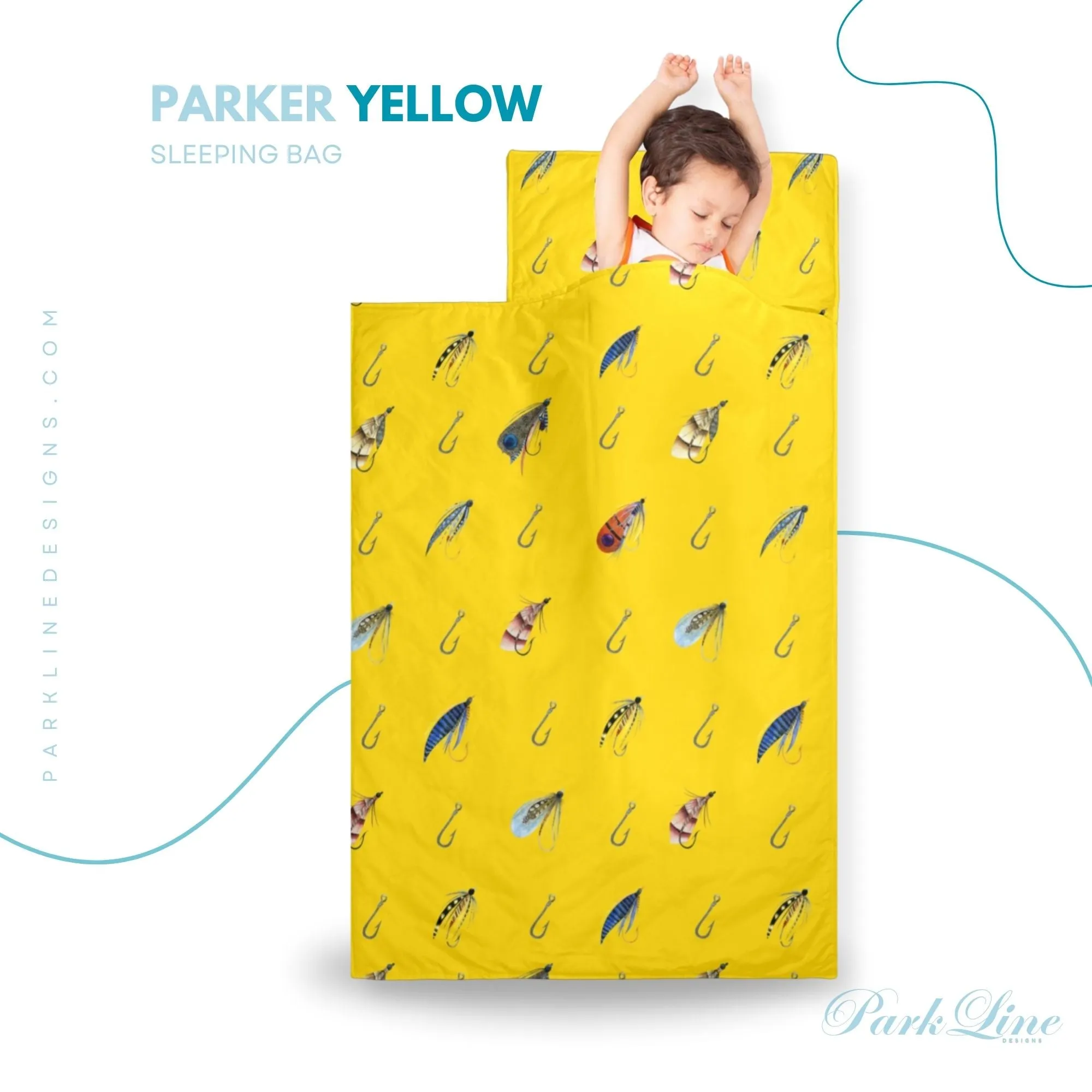 Fall Ball Kids' Long Sleeping Bag | A Catchy Blend of Comfort & Style | Lightweight and Durable Sleeping Bag for Kids