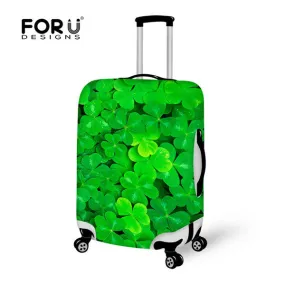 FORUDESIGNS Travel Suitcase Protective Clover Cover Luggage Accessories for 18-28 inch Trolley Case Durable Anti-dust Luggage Covers