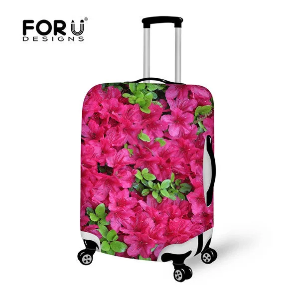 FORUDESIGNS Travel Suitcase Protective Clover Cover Luggage Accessories for 18-28 inch Trolley Case Durable Anti-dust Luggage Covers