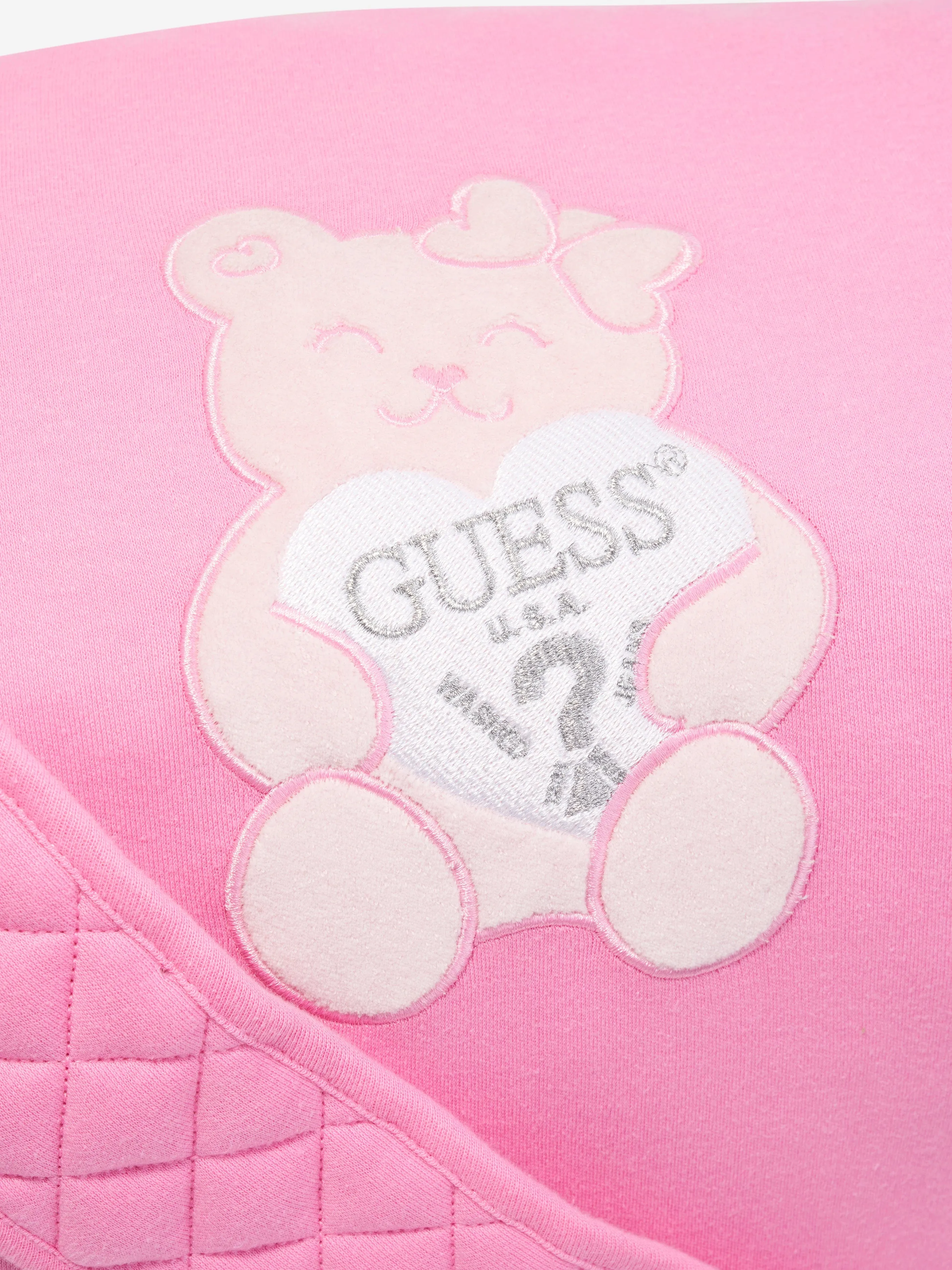 Guess Baby Girls Bear Changing Bag in Pink