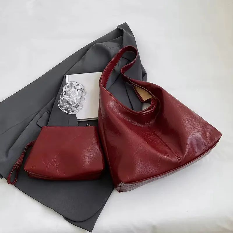 Halloy™ Distressed Leather Tote