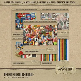 Italian Adventure Digital Scrapbook Bundle