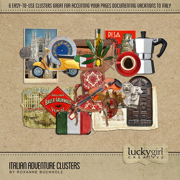 Italian Adventure Digital Scrapbook Bundle
