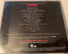 Madonna - EVITA PROMO in store   radio play  CD  (used)