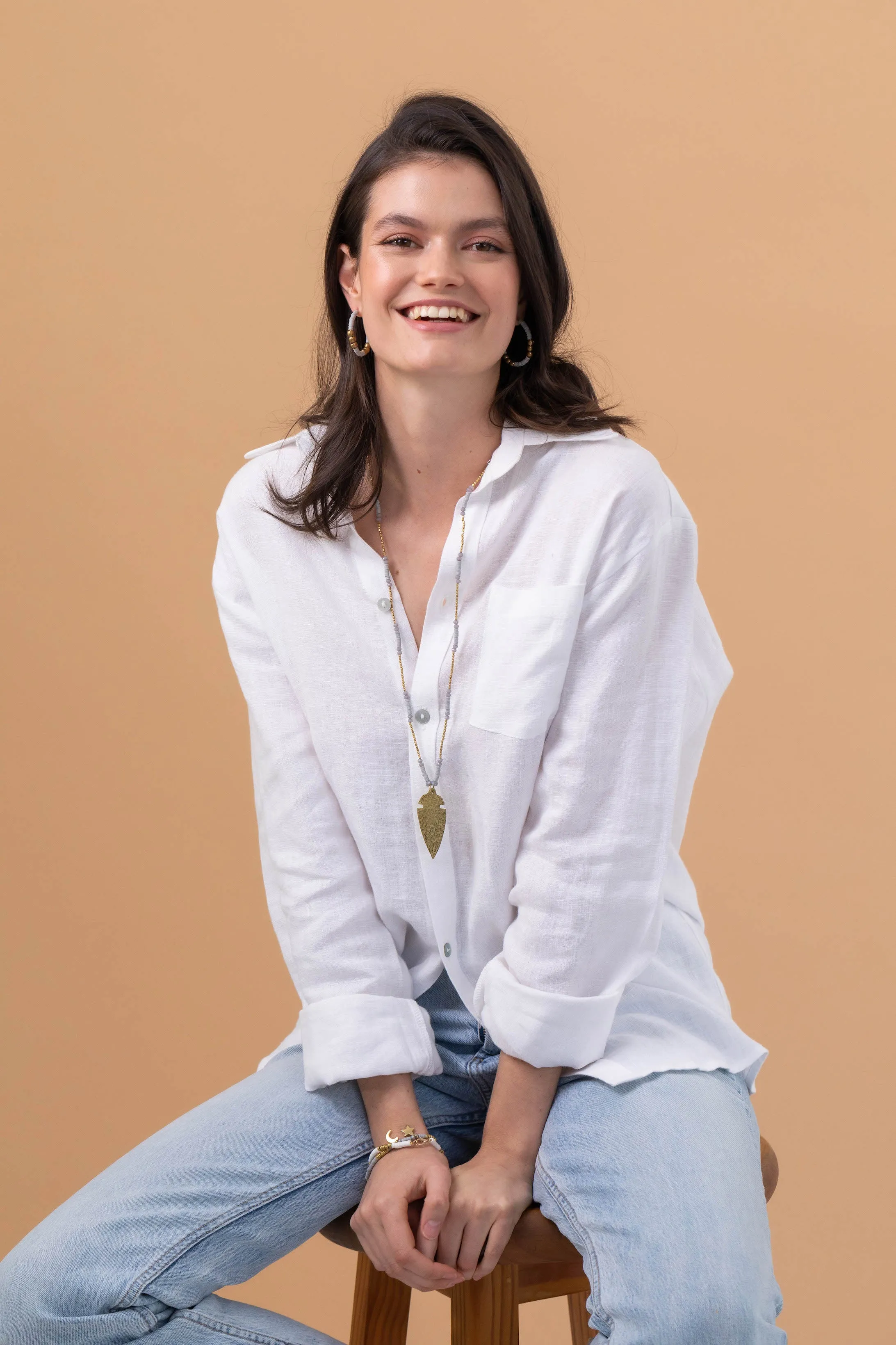Nomad Linen Shirt African Salt