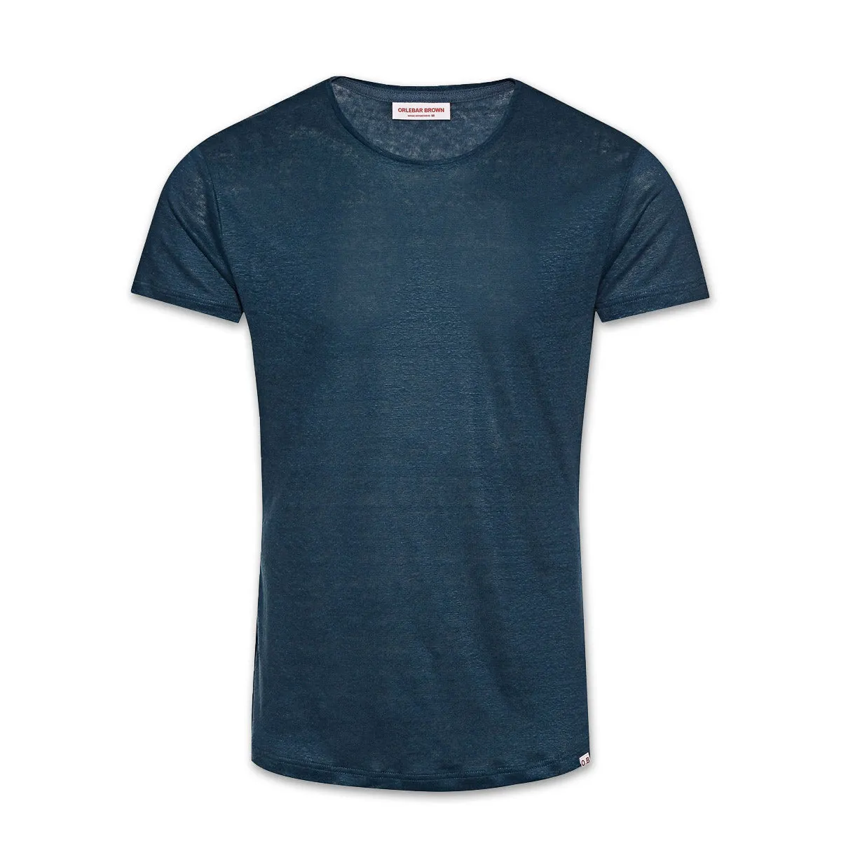 Orlebar Brown - OB-T Linen Tailored Fit T-Shirt in Blue Slate