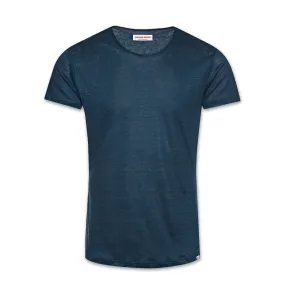 Orlebar Brown - OB-T Linen Tailored Fit T-Shirt in Blue Slate