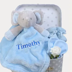 Personalised Baby Boy Gifts Trunk Bouncing Baby Boy