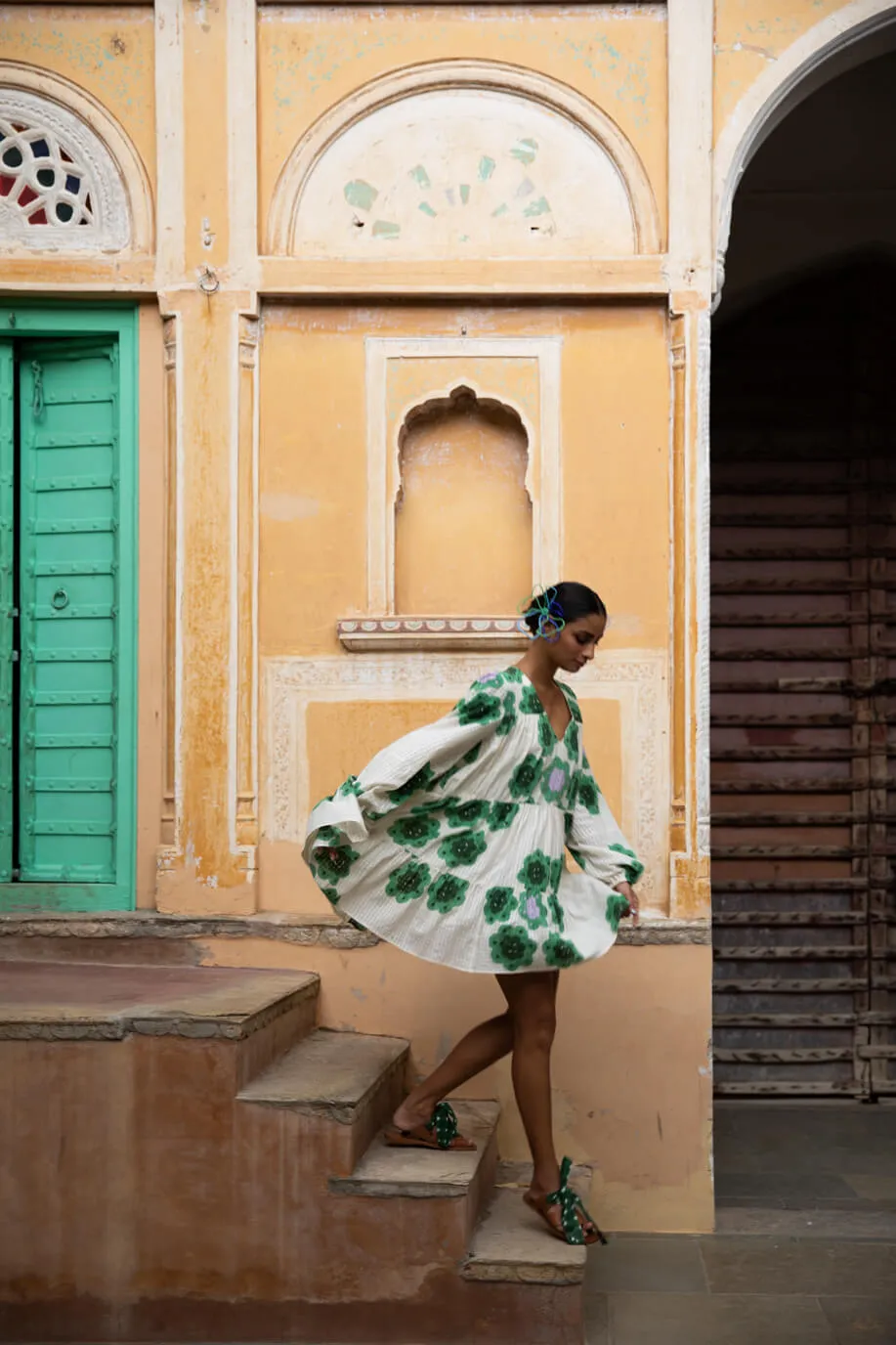 Phool Handloom Mini Dress