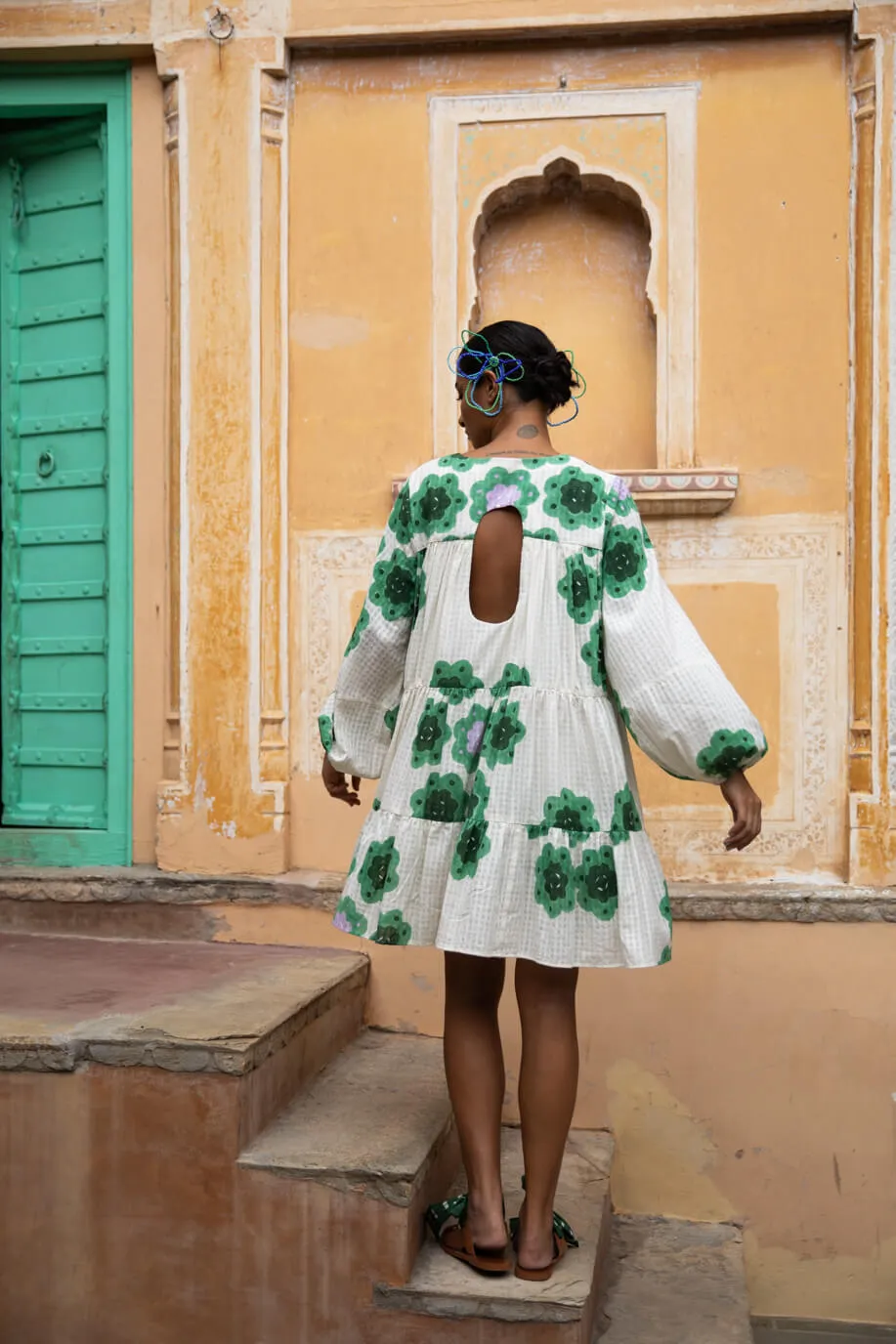 Phool Handloom Mini Dress