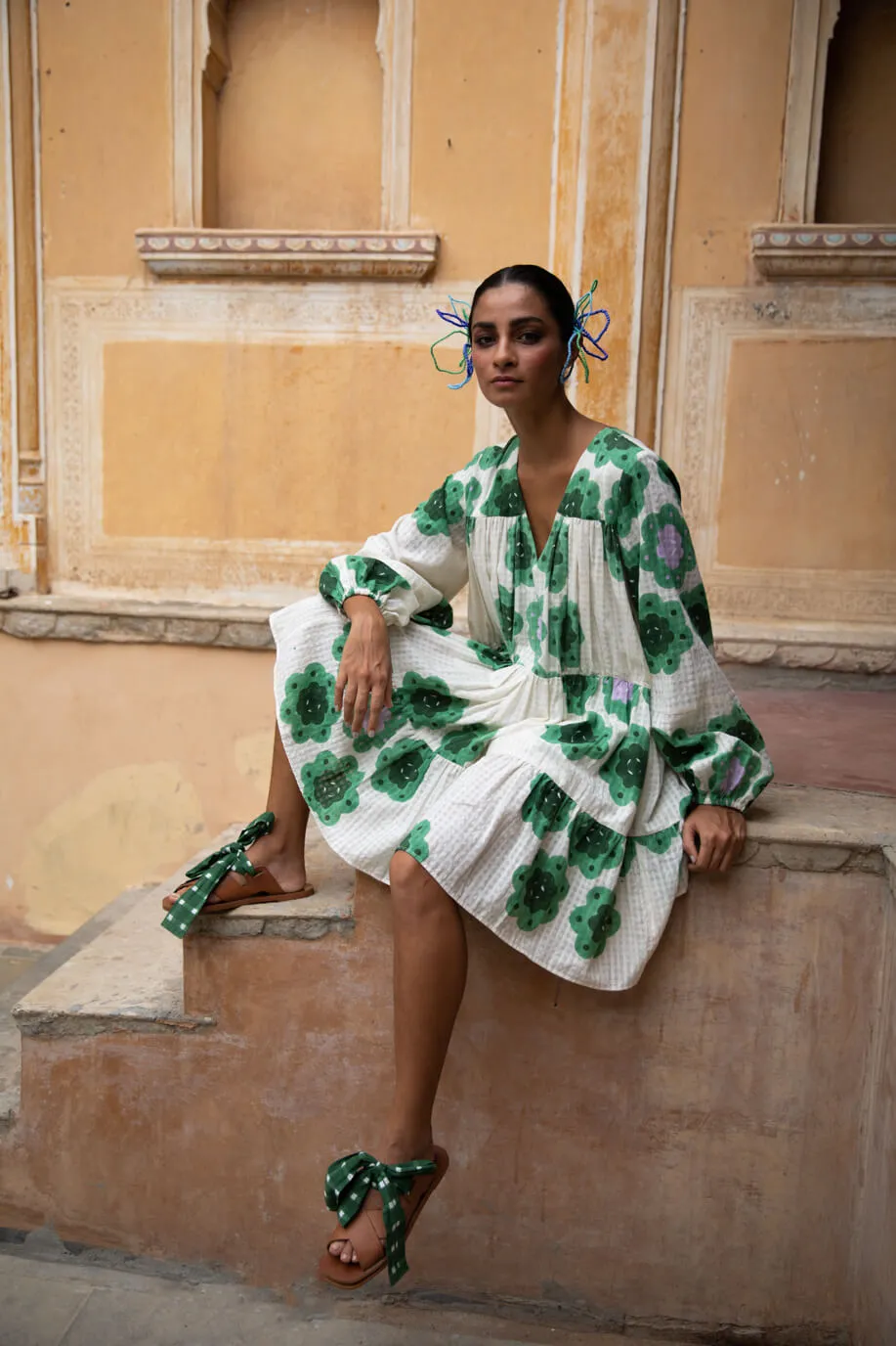 Phool Handloom Mini Dress
