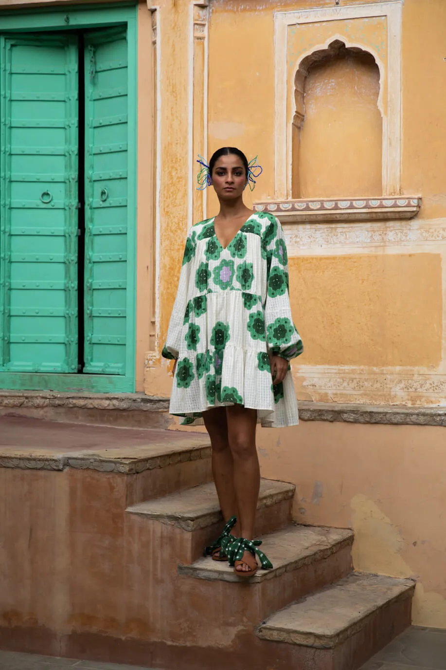 Phool Handloom Mini Dress