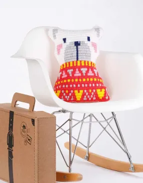 Polar Bear Pillow Needlepoint Kit, Sozo DIY