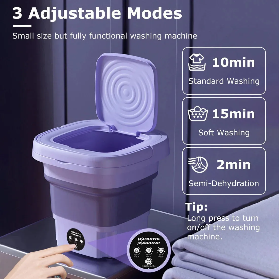 Portable Washing Machine and Dryer Combo