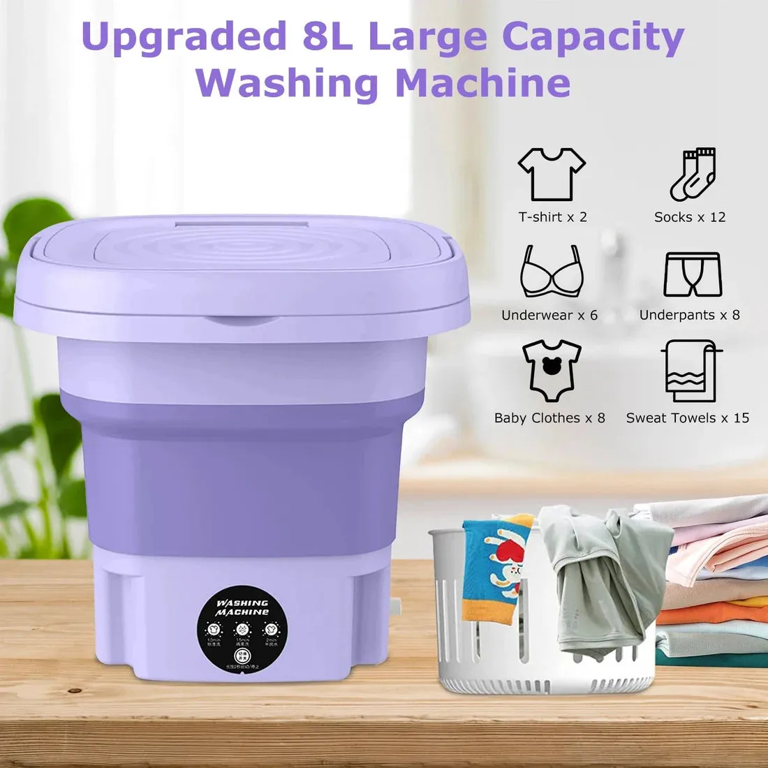 Portable Washing Machine and Dryer Combo