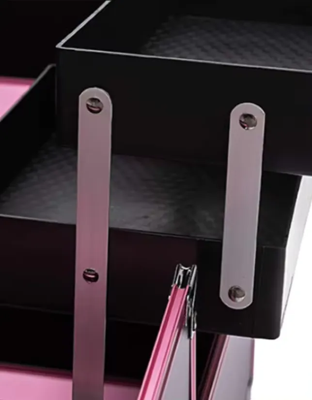 Professional Cosmetic Makeup Suitcases With Lockable Key Y193