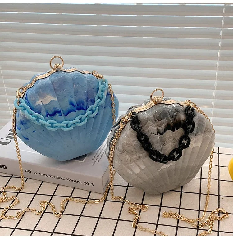 Shell Shape Clutch Bag