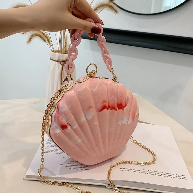 Shell Shape Clutch Bag