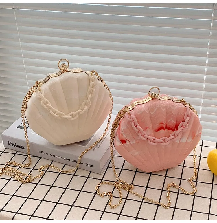 Shell Shape Clutch Bag