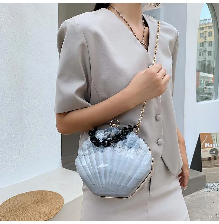 Shell Shape Clutch Bag