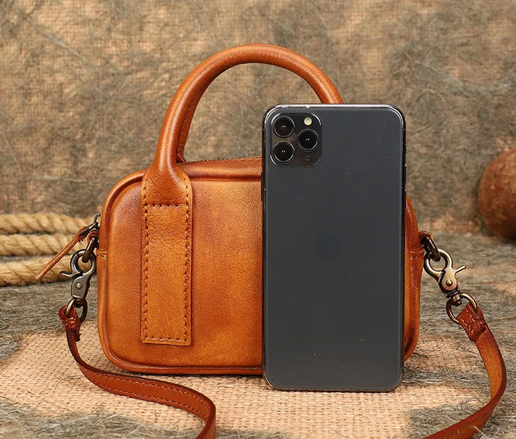 Small Over the Shoulder Purse Genuine Leather Crossbody Bags