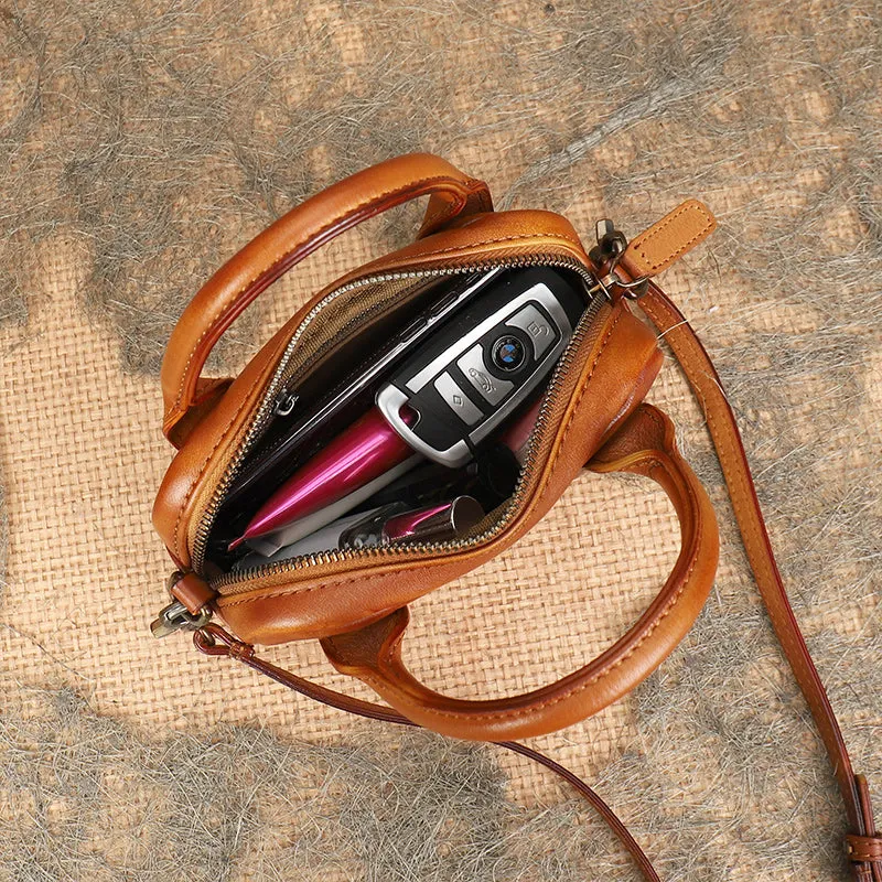 Small Over the Shoulder Purse Genuine Leather Crossbody Bags
