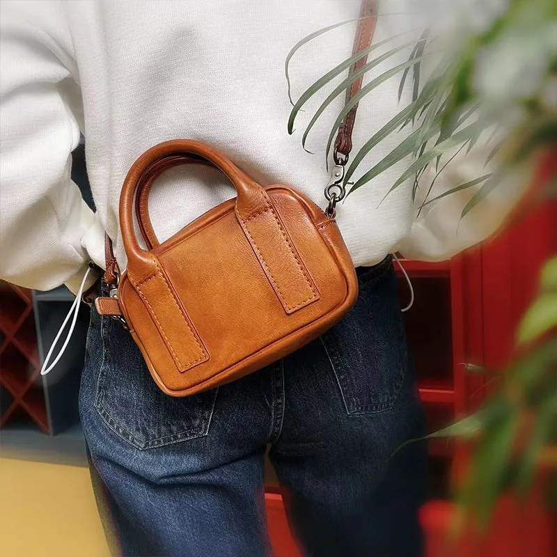 Small Over the Shoulder Purse Genuine Leather Crossbody Bags