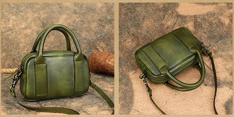 Small Over the Shoulder Purse Genuine Leather Crossbody Bags