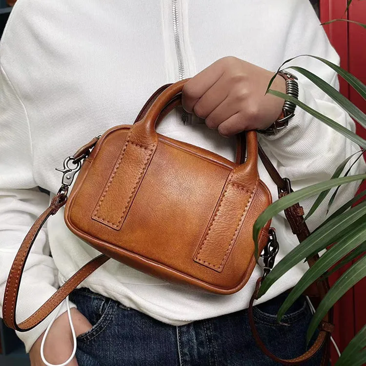 Small Over the Shoulder Purse Genuine Leather Crossbody Bags