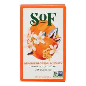 South of France Orange Blossom Travel Soap - 1.7 oz, Case of 24