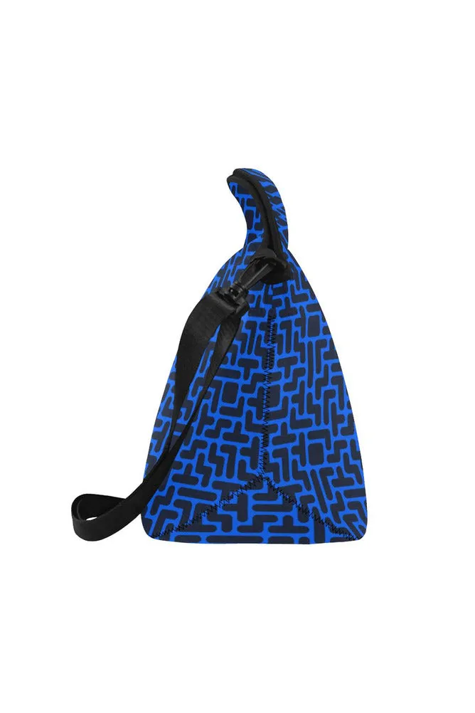 Tetromino Neoprene Lunch Bag/Large (Model 1669)