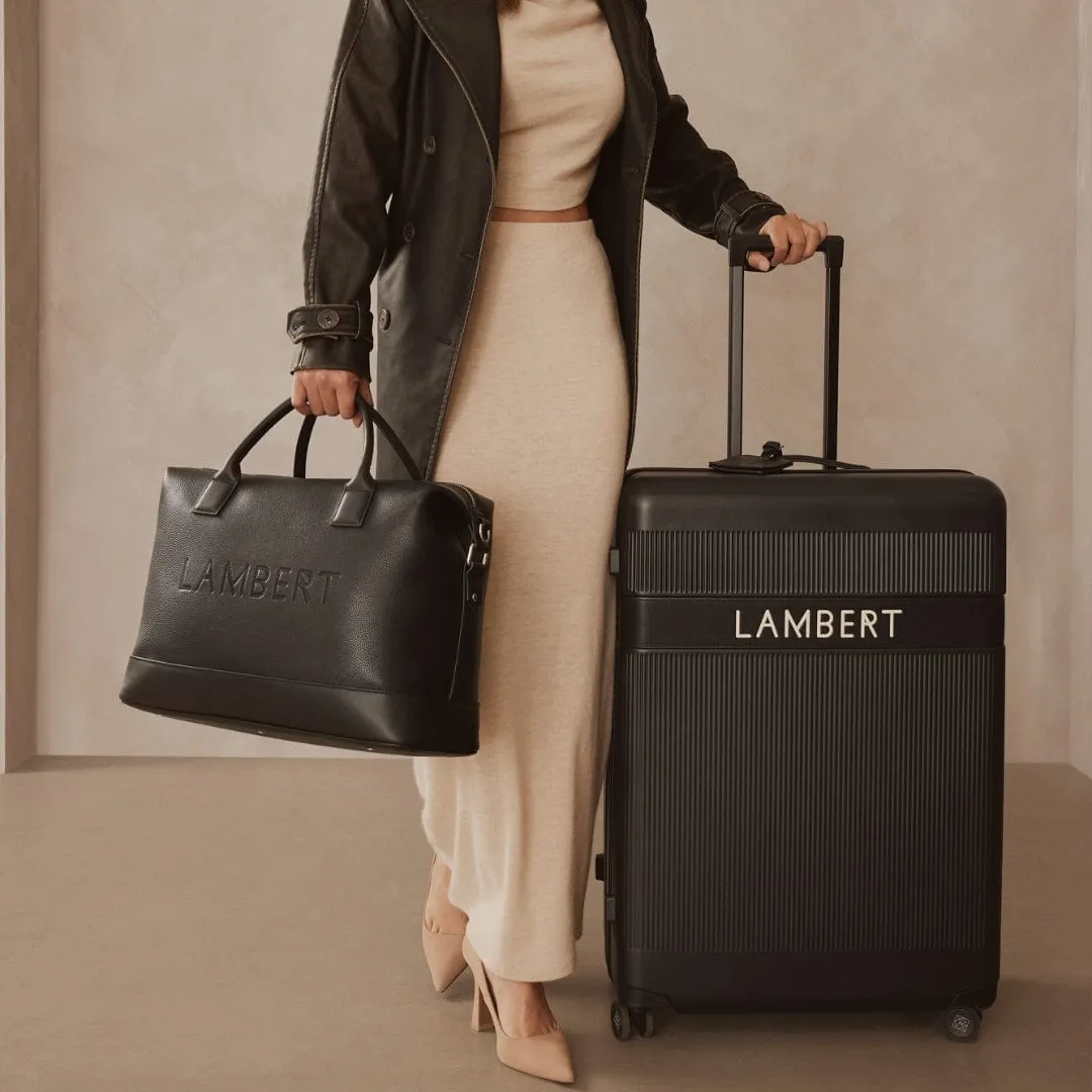 The Aspen - Large Black Check-in Suitcase