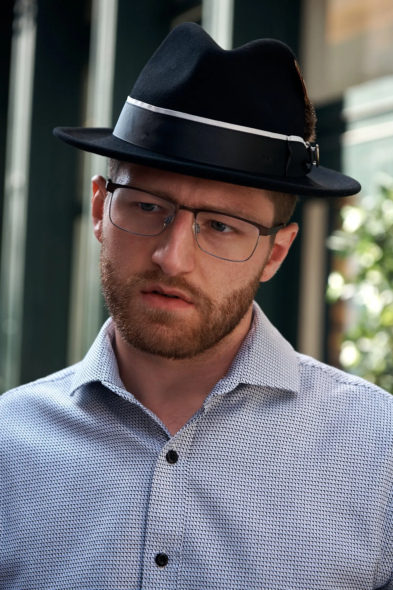 The Bogart Fedora | Felt Hat | Black